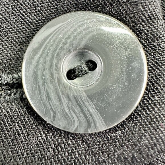 Coldwater Creek Bootcut Trouser Size 14 Black Flat Front, Side Pockets Tab Front - Picture 10 of 12